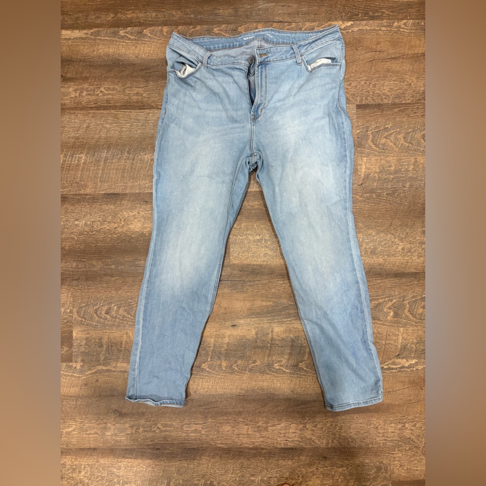 Old Navy Blue Straight Jeans Classic Fit